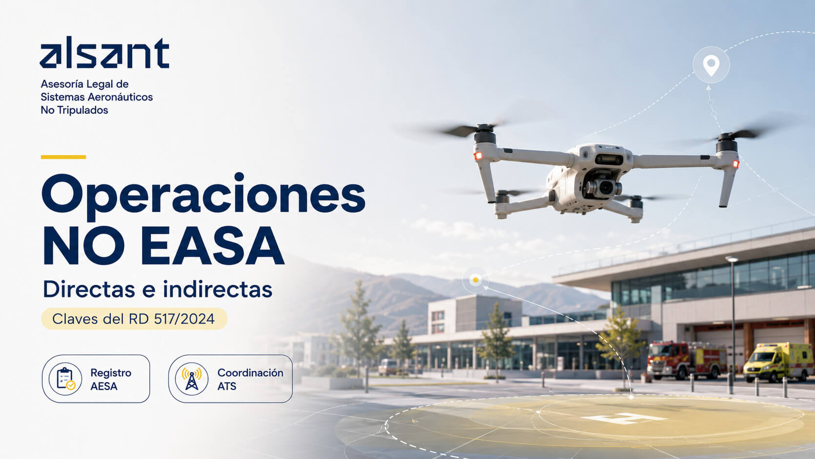 Operaciones NO EASA con drones en España según el RD 517/2024